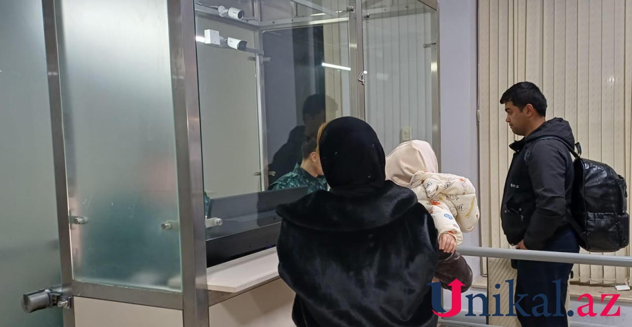 Astara Sərhəd Gömrük-Keçid məntəqəsindən təxliyə davam edir - FOTOLAR